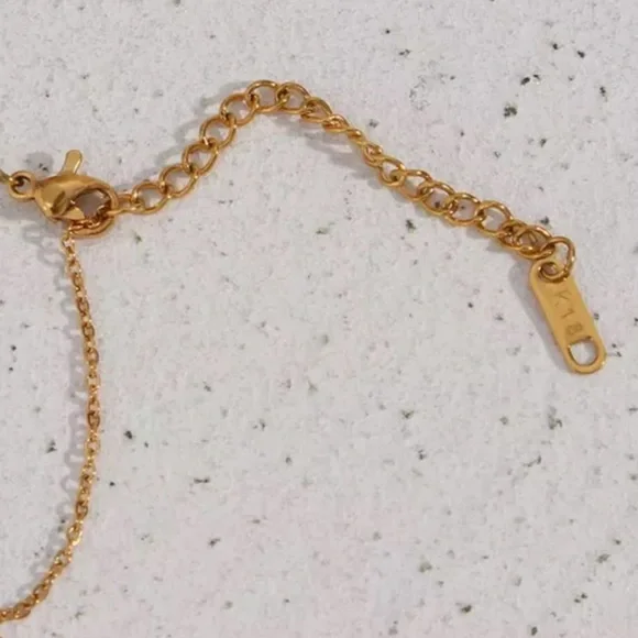 NEW FIGARO 18K GOLD CHAIN PENDANT NECKLACE, NICE NECKLACE, CUTE NECKLACE - Picture 7 of 7